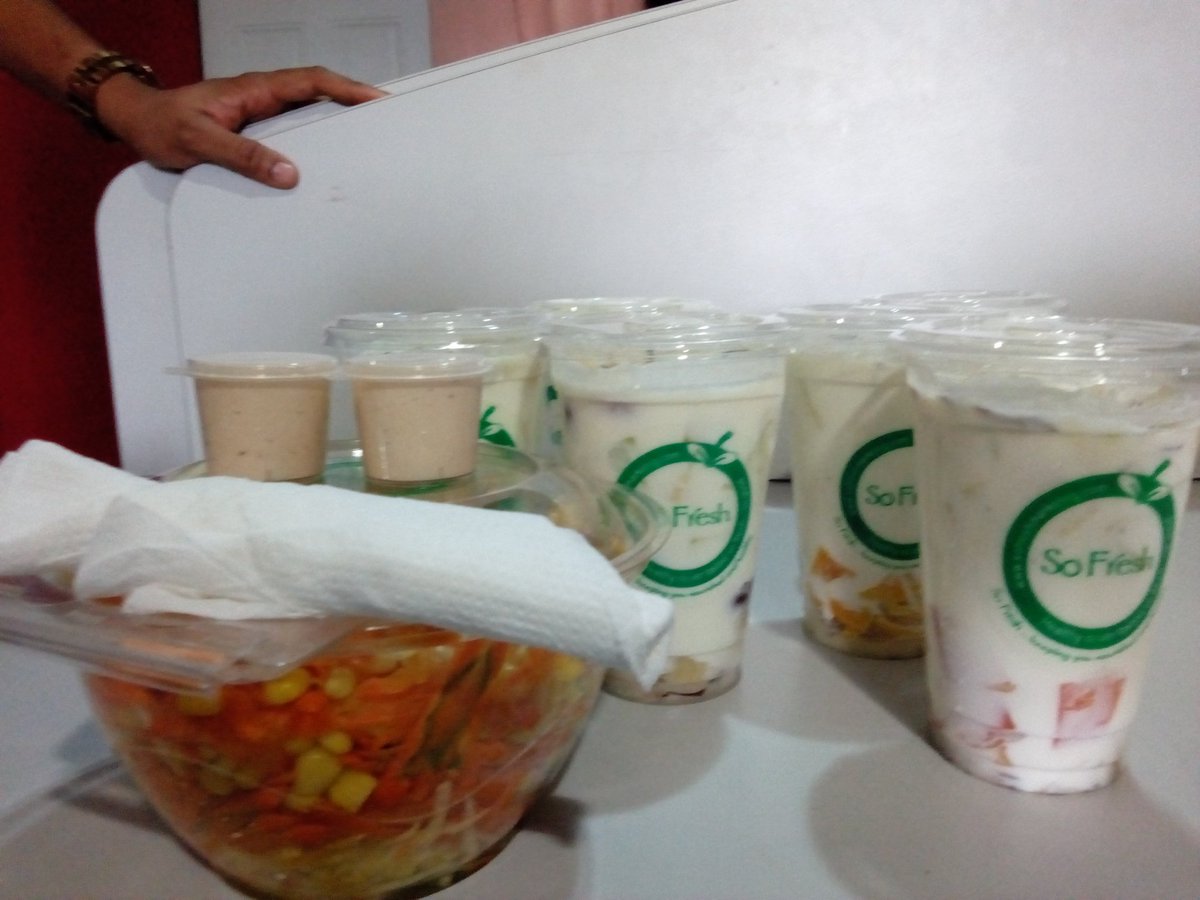 BusinessDayNg's tweet photo. Yummy! @sofresh thank you so much for the delivery, the parfait was exotic and so fresh. #Partner #bdconf https://t.co/XFV3VXU6Wf