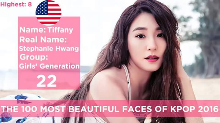 hyunblazes's tweet photo. Most Beautiful Face Of K-Pop 2016

#22 - Tiffany // Girls' Generation https://t.co/RqXaxmGdKS