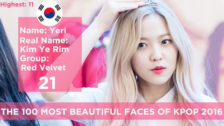 hyunblazes's tweet photo. Most Beautiful Face Of K-Pop 2016

#21 - Yeri // Red Velvet https://t.co/toZXulUxqV