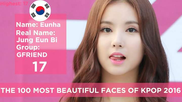 hyunblazes's tweet photo. Most Beautiful Face Of K-Pop 2016
 
#17 - Eunha // GFRIEND https://t.co/LyephtP3Rw