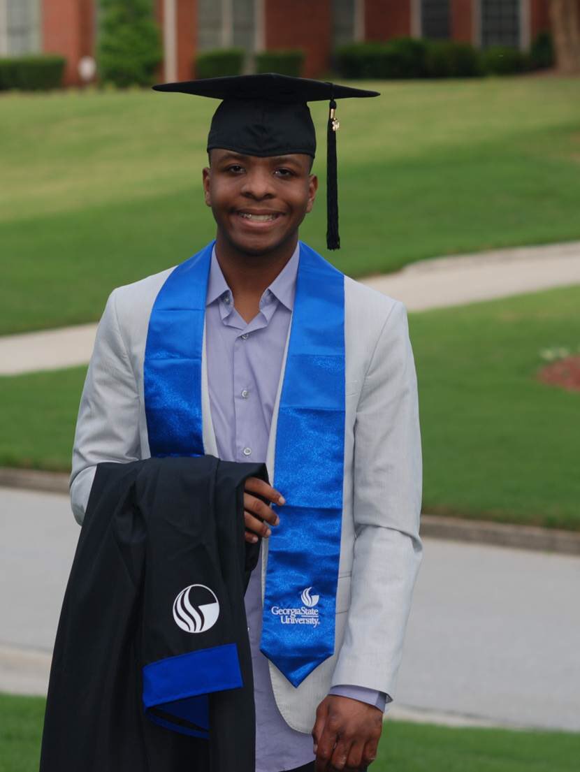 reginadaniels's tweet photo. So proud of you @Kelsboywonder! Enjoy your graduation day!!! #GSU17 https://t.co/mECLCxWEyp