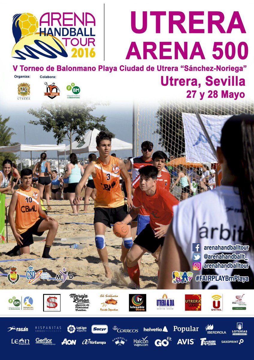 Os presentamos el cartel de este año.. ¡ESTO YA ESTA AQUI! solo 18 dias para que comince el torneo. 
#TorneoCuidadDeUtrera #Arena500 
#BMPU