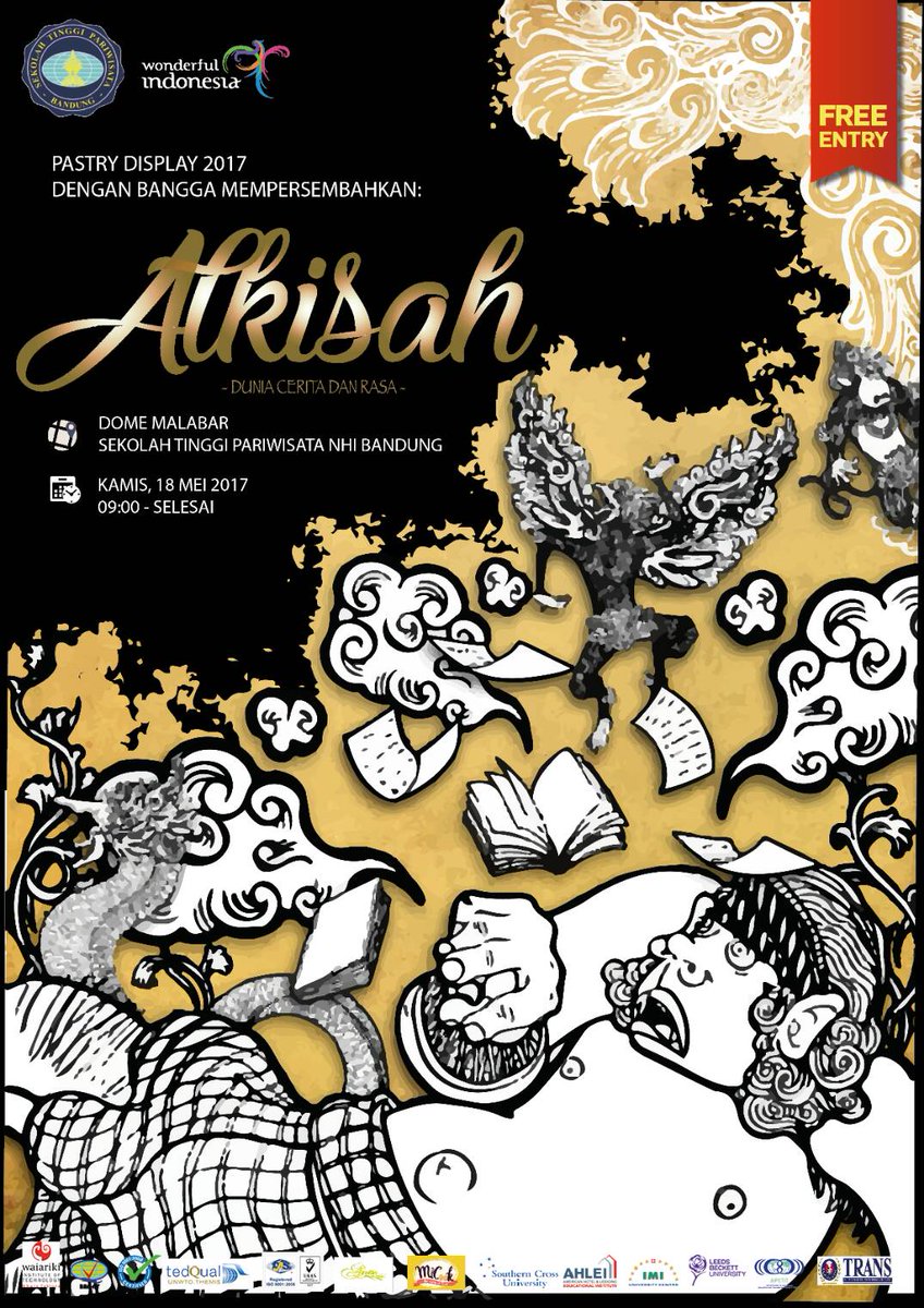 Baking and Pastry Art STPNHI proudly present 
"ALKISAH : DUNIA DAN CERITA" 
Mark your calender and see you there.
instagram.com/p/BT31OtSgvPW/