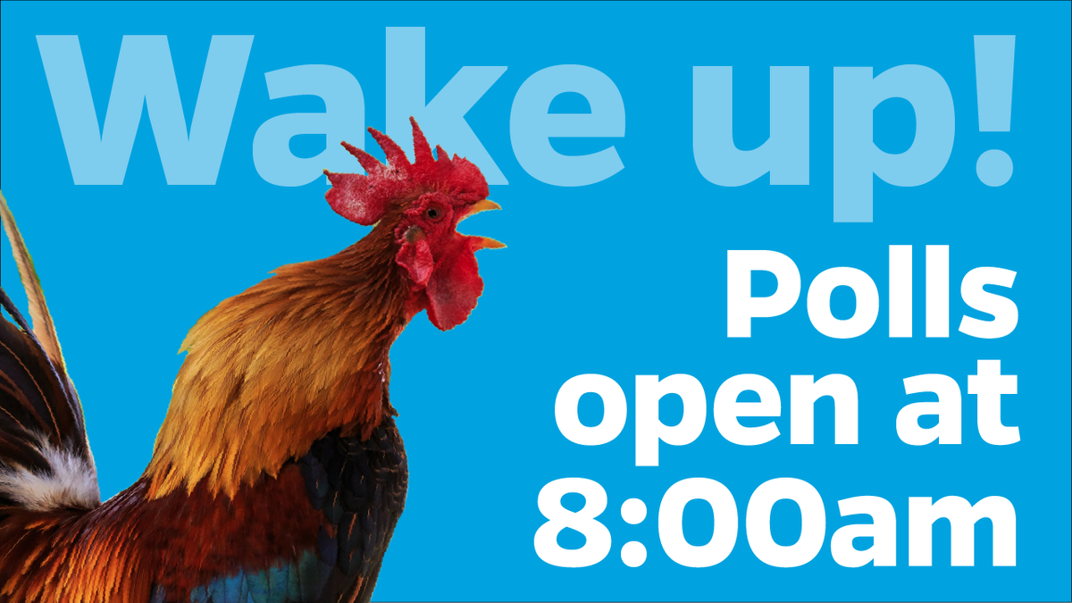 Election day is here! Polls are open at 8am, so why wait? Find your polling location here: bcndp.ca/where-to-vote #bcelxn17 #voteBC