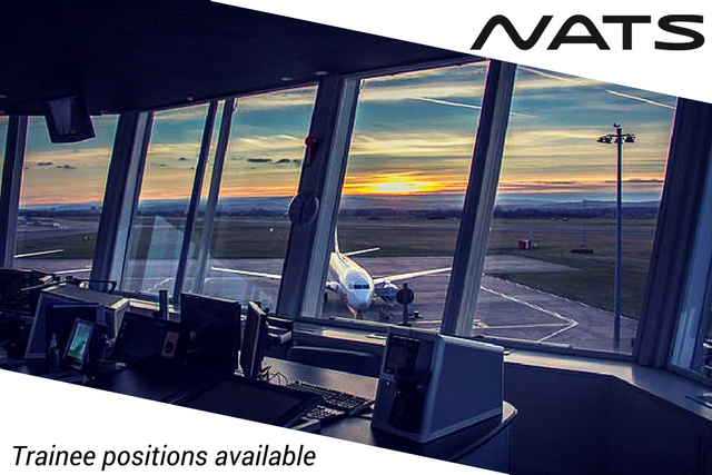 jobsinaviation's tweet photo. Thinking of a career as an Air Traffic Controller? NATS are looking for trainees right now! Apply at: https://t.co/sWKgpOo57U https://t.co/4upHhfoCZ7