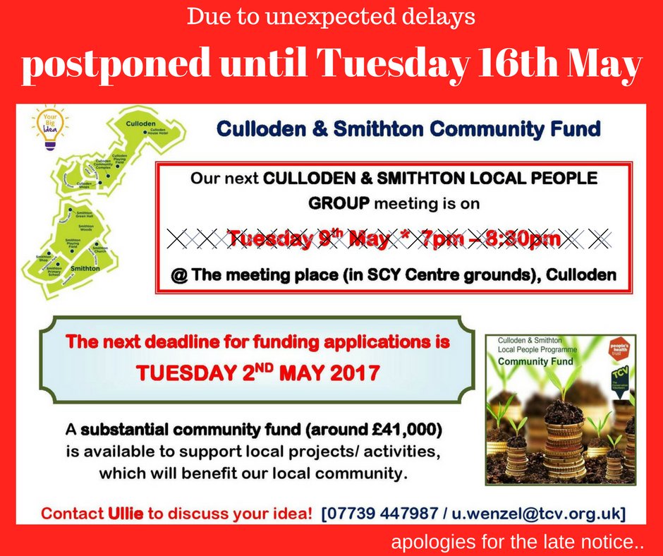 Cull_Smith_LPP's tweet photo. Meeting postponed! Please share! See you next week! @KateStephenHLD @SmithtonPS @i_curlywurly https://t.co/gX3bF1YRlw