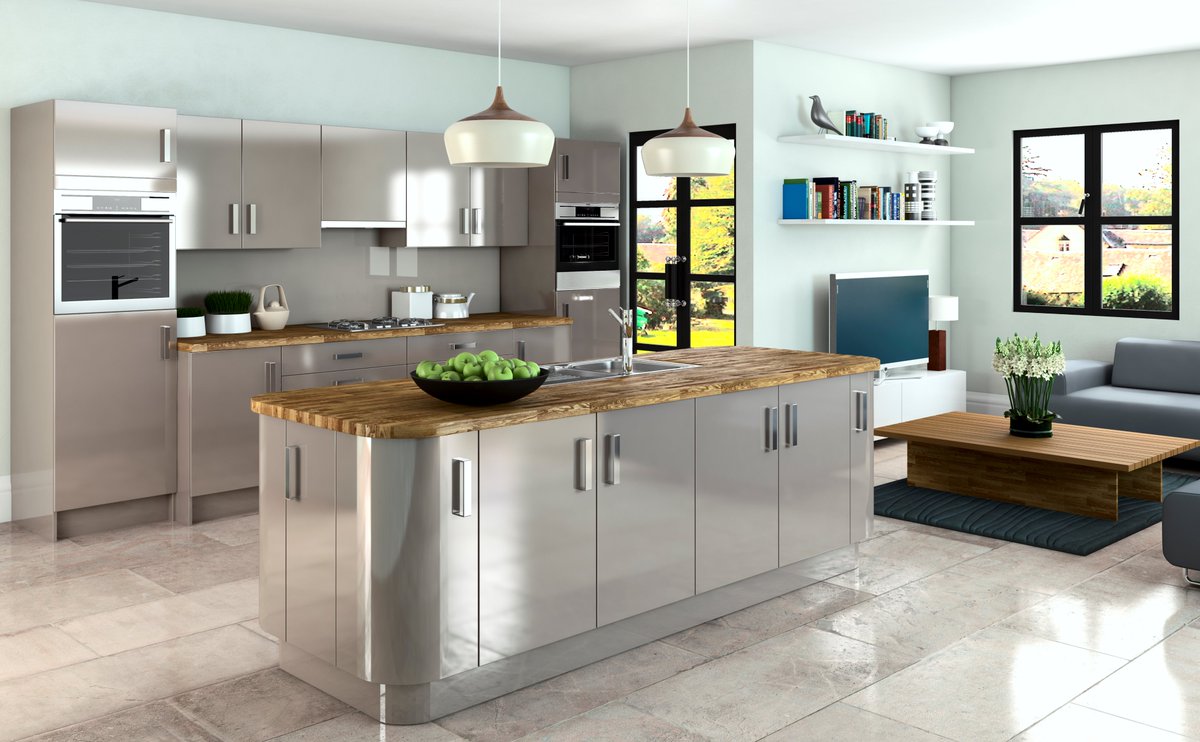RediGallery's tweet photo. With all this lovely sunshine, why not bring a bit of sparkle to your home with a lovely new, shiny kitchen? #kitchens #interiordesign https://t.co/GK1tbWtX97
