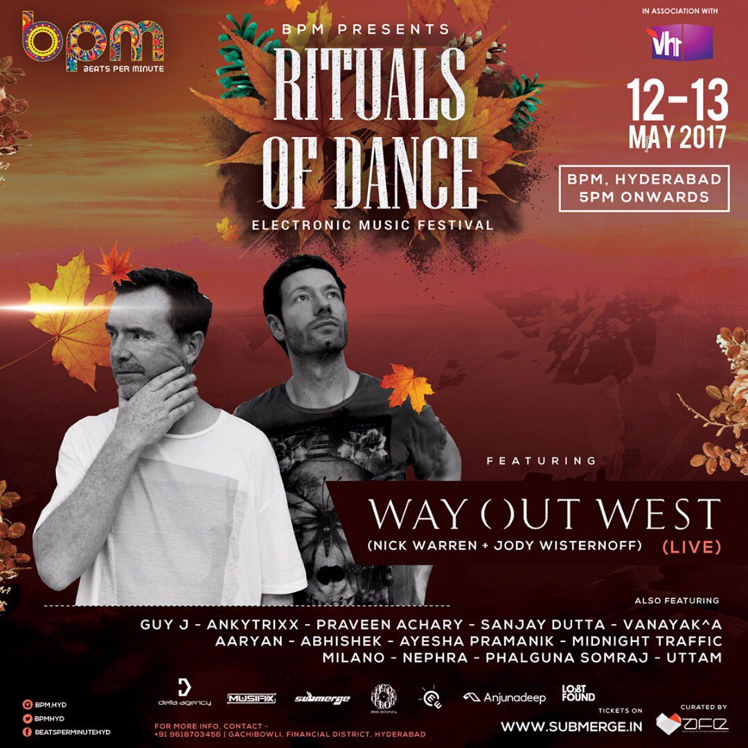 AFE_India's tweet photo. Meet the Shamans of the sweetest one this summer - Rituals Of Dance!
@djguyj β’ @wayoutwestuk β’ @djankytrixx β’ @djsanjaydutta ..
@bpmhyd https://t.co/Hnc28ry2C8