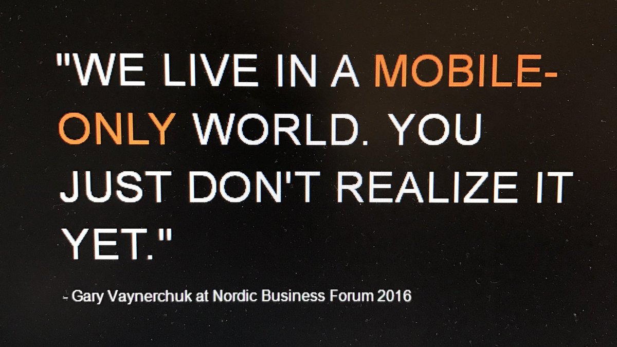 Forget mobile first.