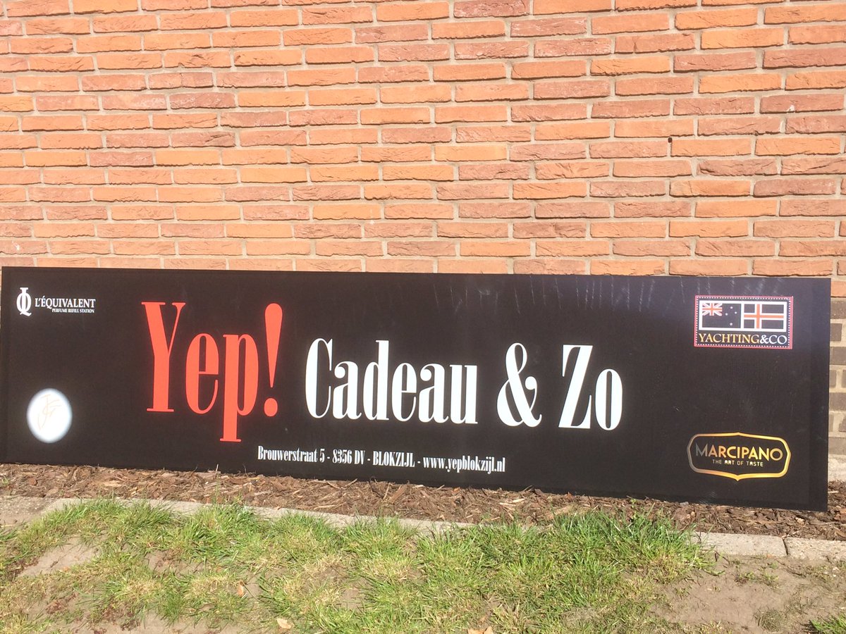 We hebben weer een #reclamebord klaar voor <a href="/SVBlokzijl/">SV Blokzijl</a>, <a href="/yep/">Yep M.</a>! Cadeau &amp; Zo is de trotse sponsor #deuiterdijken