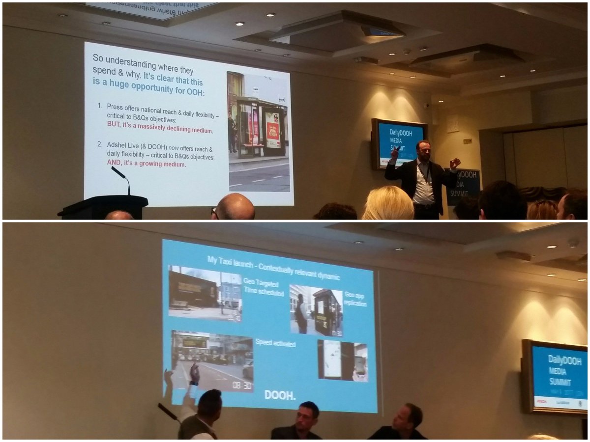kineticwwUK's tweet photo. Proud to see #KineticActive's recent dynamic #DOOH work getting stage time at @DailyDOOH Media Summit this morning! #ContextHackers #LDSW https://t.co/9bHm0FRSHj