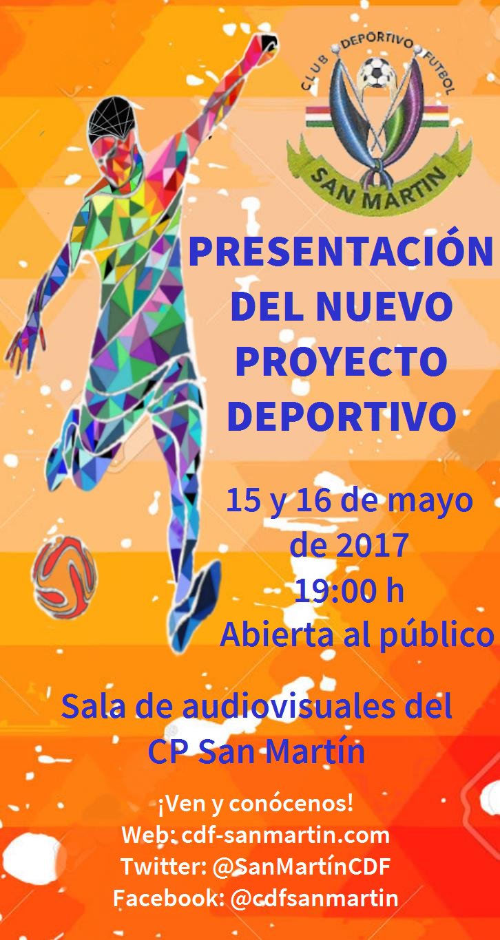 PRESENTACIÓN DEL NUEVO PROYECTO DEPORTIVO / Twitter