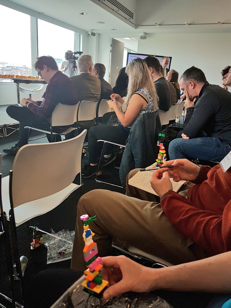 Jenny__Lang's tweet photo. A room full of creativity and play thanks to @LEGOSERIOUSPLAY #DesignMeansBusiness @DesignNetNorth https://t.co/5UeDN4DQok