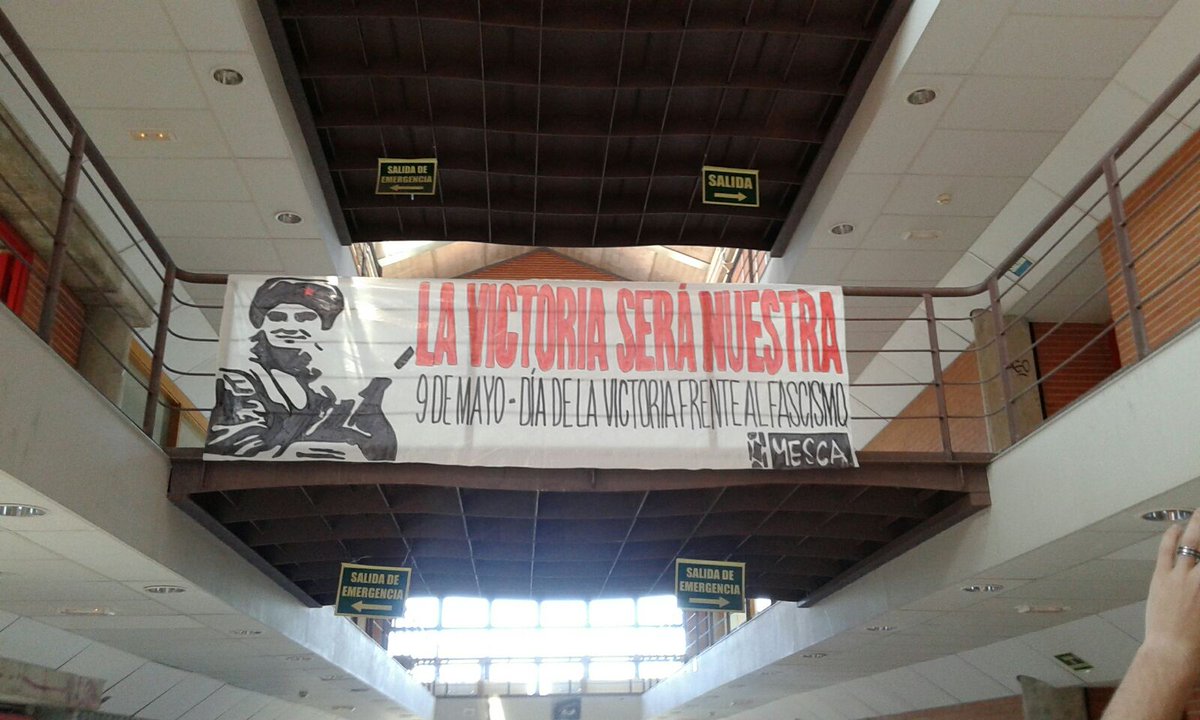 YescaCuenca's tweet photo. LA VICTORIA SERÁ NUESTRA 
9 de Mayo - Día de la Victoria contra el fascismo. 
¡NO PASARÁN! https://t.co/TNOewq01PH