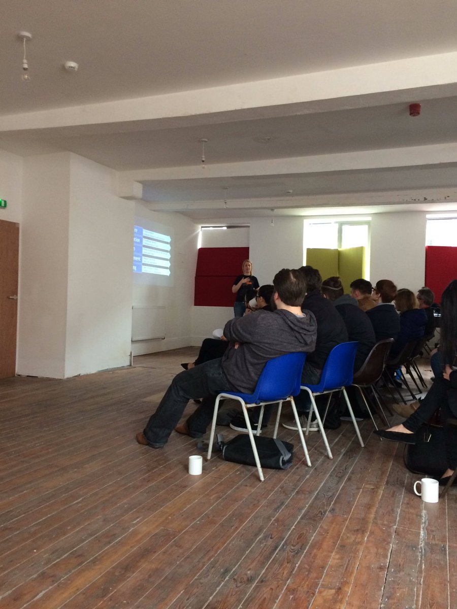 testing_atelier's tweet image. Alex talking about CALMS at the #TestingAtelier #devops #sharing #testing
