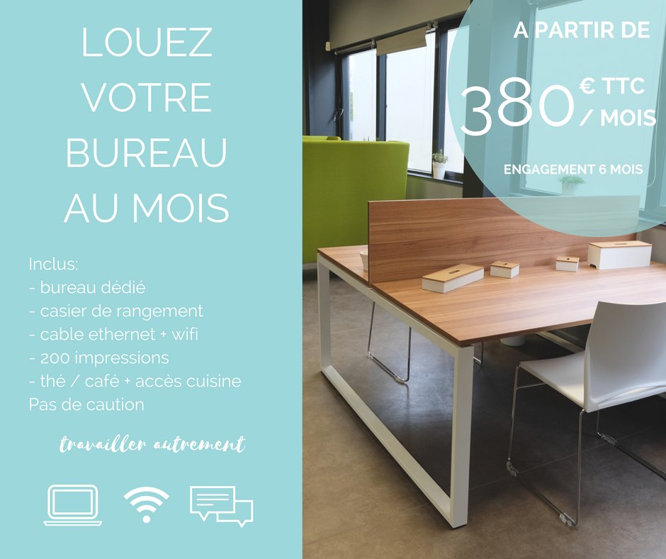 Votre nouveau bureau vous attend à #LaKooloc !! Pensez à le réserver vite :-)
#coworking #Toulouse