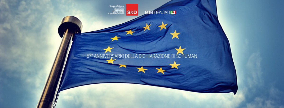 da @gualtierieurope: 'Mille di queste feste, Europa.
67* anniversario della dichiarazione di Schuman.
#festaeuropa #EuropeDay'
