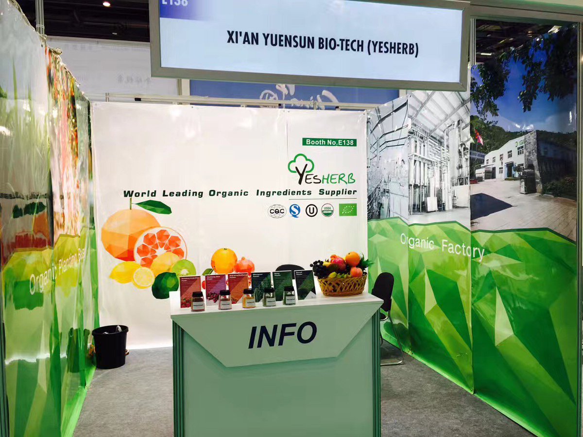 Yesherbbio's tweet photo. Organic ingredients Supplier
During May 9-11th, we will attend Vitafood Europe Exhibition in Geneva, Switzland. booth no.E138. Welcome！ https://t.co/lKpWA5psDh