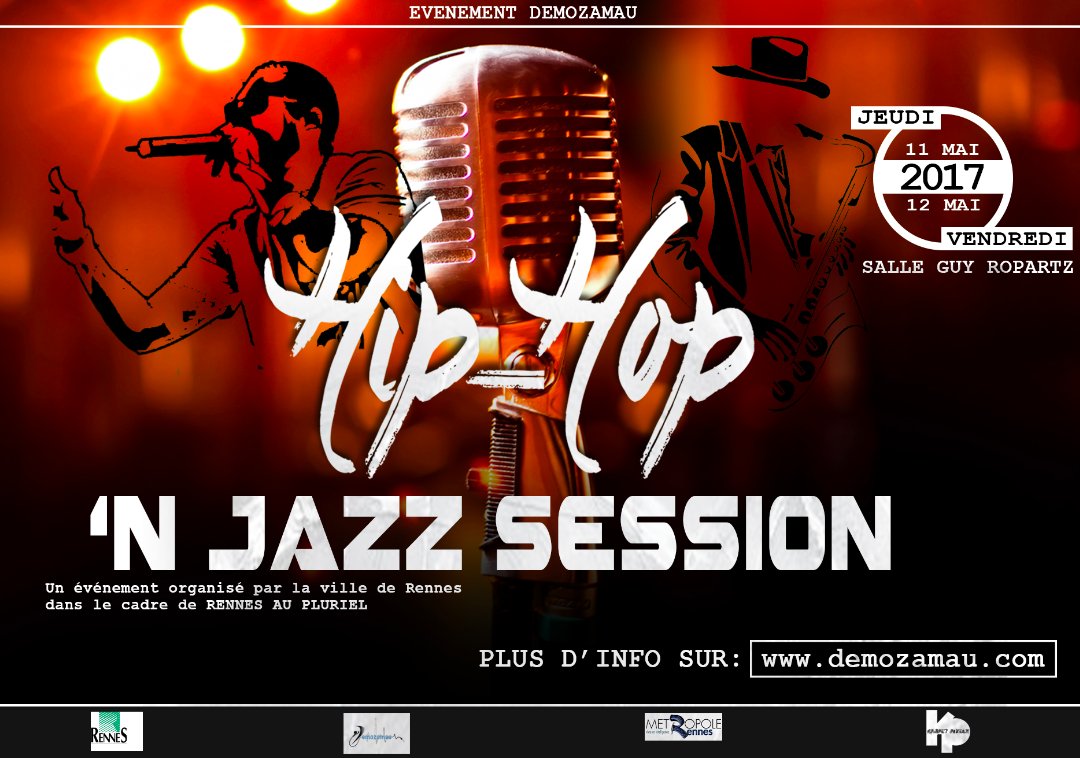 RV vendredi 12 pour notre soirée Hip-hop &amp; Jazz Session!! 
Plus d'infos sur la programmation goo.gl/ks4d5G
#Hiphop #OpenMic