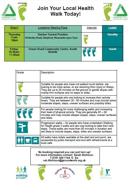 As part of #MHAW17 join in with @GroundworkSTAN walking to improve stress and anxiety levels Contact sarah.atchison@groundwork.org.uk