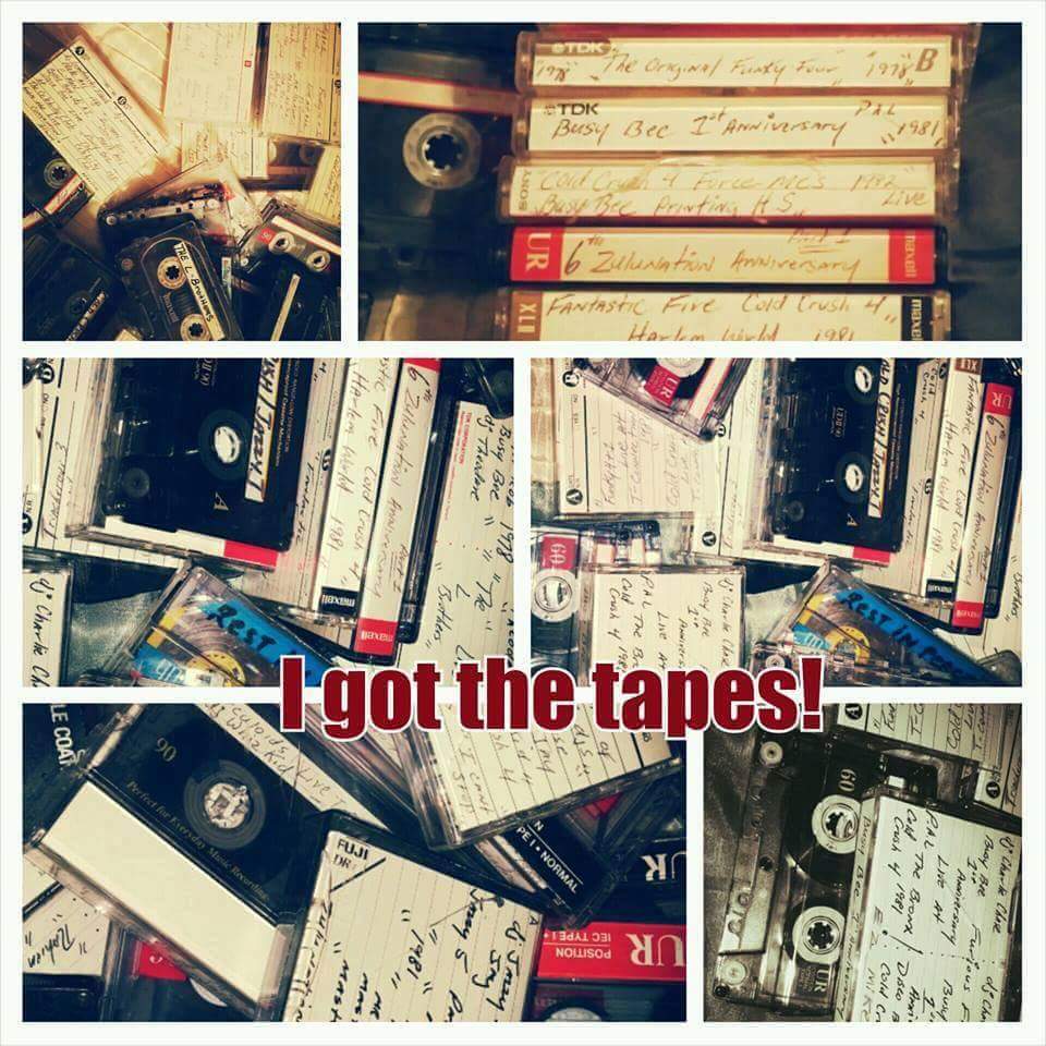 The power of the tapes....Salute to the Hip Hop ICONS!