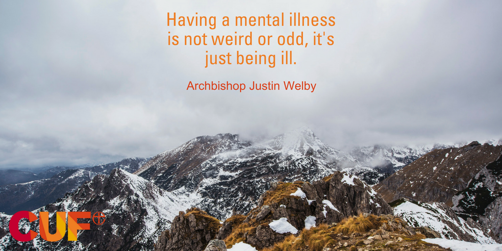 churchurbanfund's tweet photo. Some valuable words to remember from @JustinWelby this #MentalHealthAwarnessWeek https://t.co/FkernaqKhJ