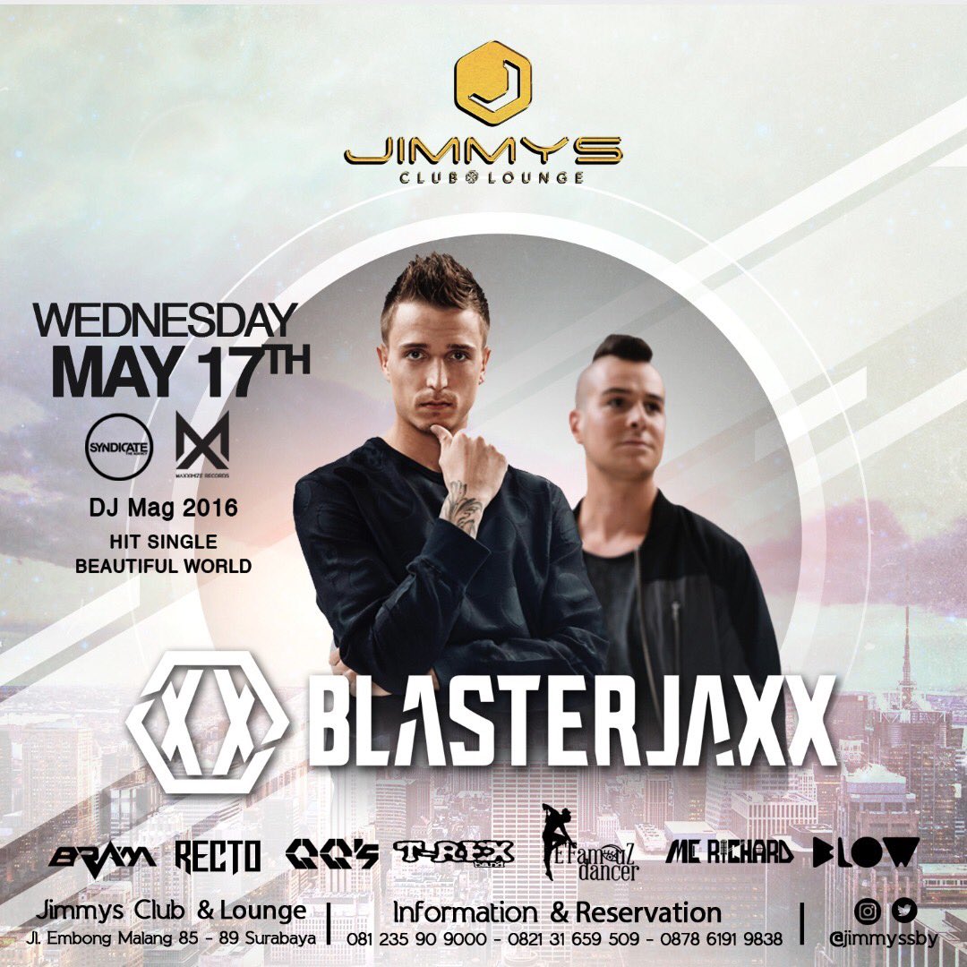 "BLASTERJAXX To beautiful world "BEAUTIFUL WORLD ,Lock the date in your calender  Wed,17th may 2017 <a href="/DanceSignal/">DanceSignal™</a> <a href="/jimmyssby/">Jimmyssby</a> @HARDROCKFMSBY