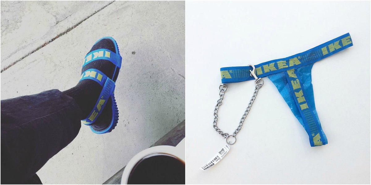 People are cutting up Ikea tote bags to make weird and wonderful creations ln.is/QmvEP by #mashable via <a href="/c0nvey/">Convey</a>