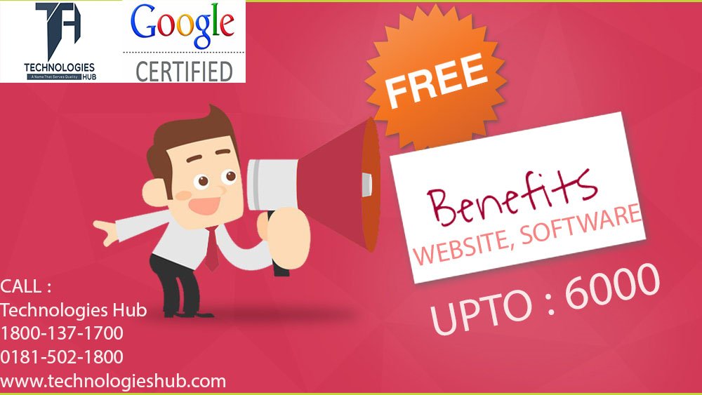 technologieshub's tweet image. We are the GOOGLE CERTIFIED PROFESSIONAL, Avail FREE benefits upto 6000 on purchase on any website and software. technologieshub.com