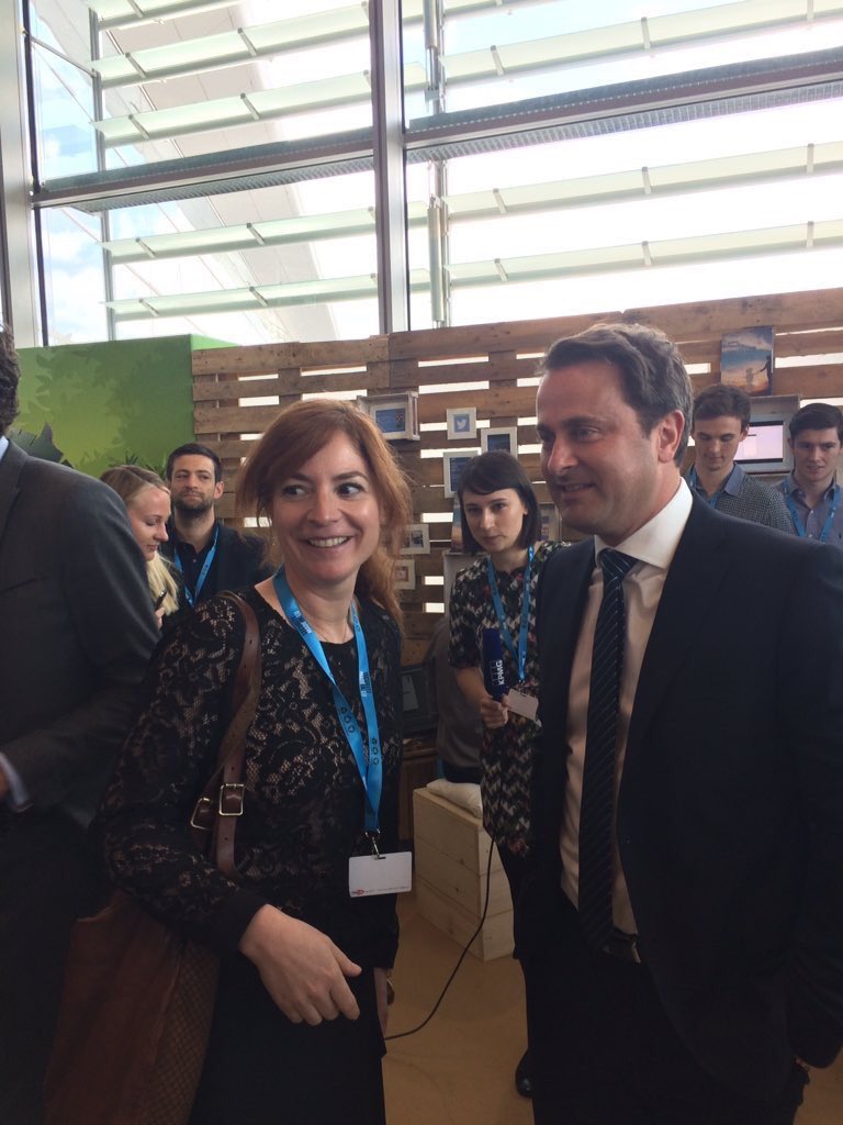 DigiLuxembourg's tweet photo. Prime Minister @Xavier_Bettel visting #ICTSpring https://t.co/OJNsfHmpuO