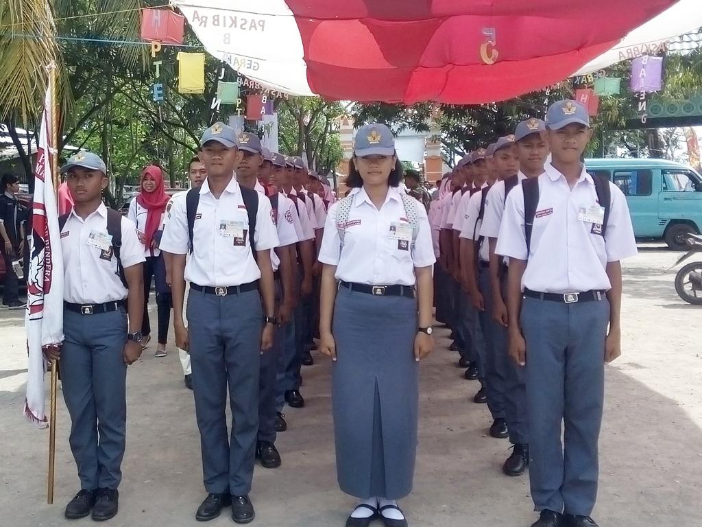 Peserta Lomba Gebyar Aksi Kepaskibraan Chapter 5 dari SMA NEGERI 1 SUNGGUMINASA