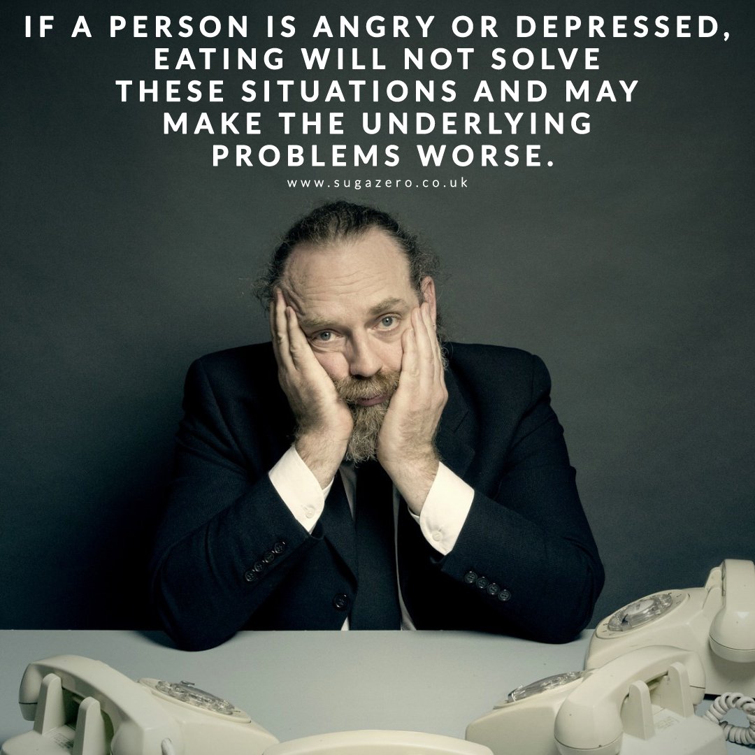 Suga__Zero's tweet photo. If a person is angry or depressed, eating will not solve these situations and may make the underlying problems worse. https://t.co/TwTcXRkiEy