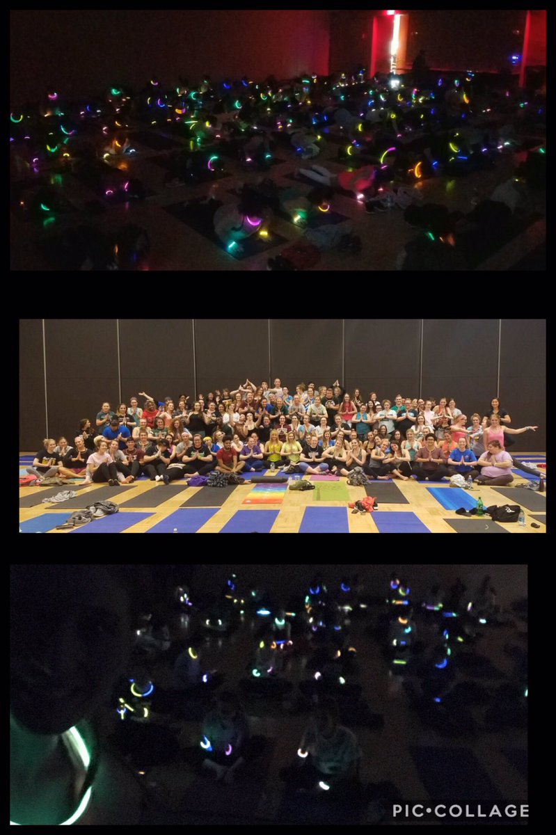 SchoolWellEdu's tweet photo. The culture of wellness and positivity @slipperyrockU just keeps growing 🤗 We're happy to be part of it. #srufinals #butyogafirst https://t.co/UIpS5ToGRk