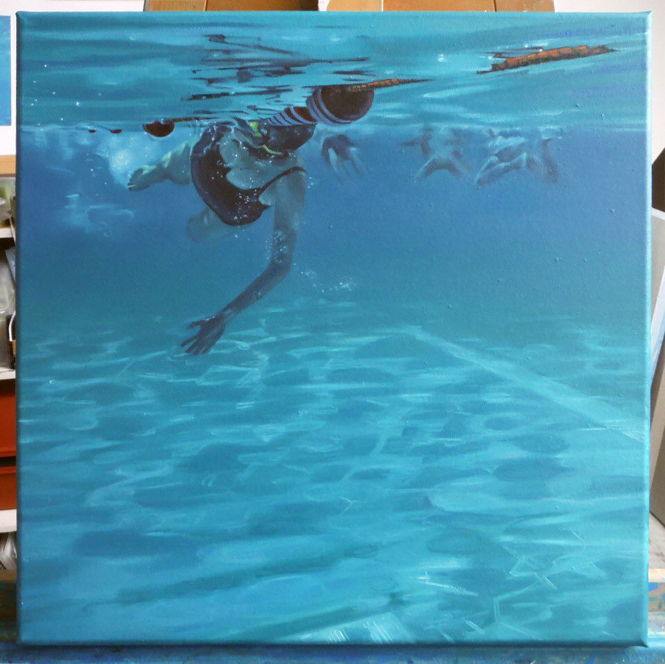 Finished! #theregular for @ArtistsOpenHse This weekend only. #affordable #art See website priscillawatkinsart.co.uk