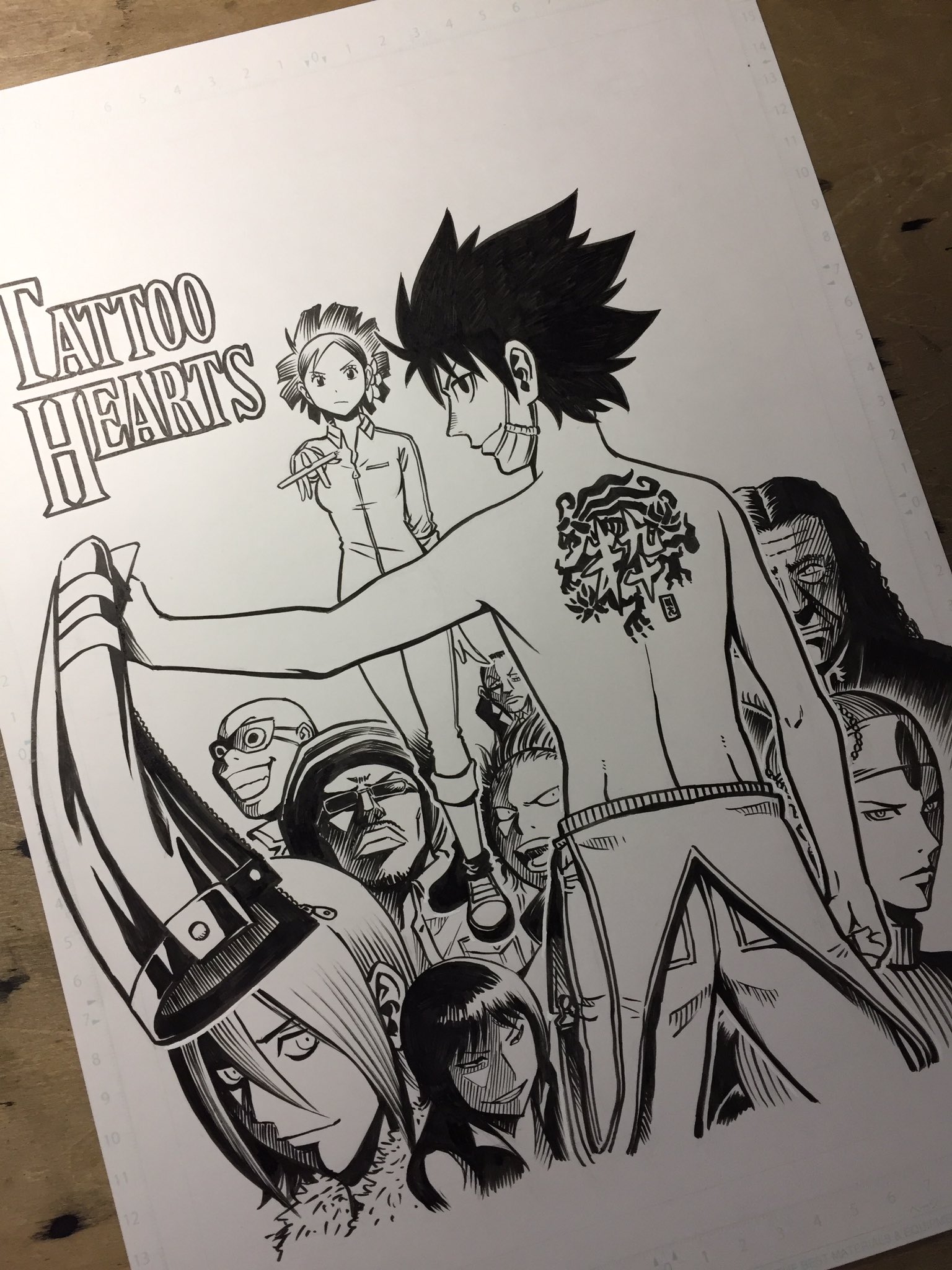 加治佐 修 卓球マンガ スリースター サイコミ連載中 また タトゥーハーツ のイラストを描いてます 何に使うかはまた後日 加治佐 修 卓球マンガ スリースター サイコミ連載中 また タトゥーハーツ のイラストを描いてます 何に使うかはまた後日