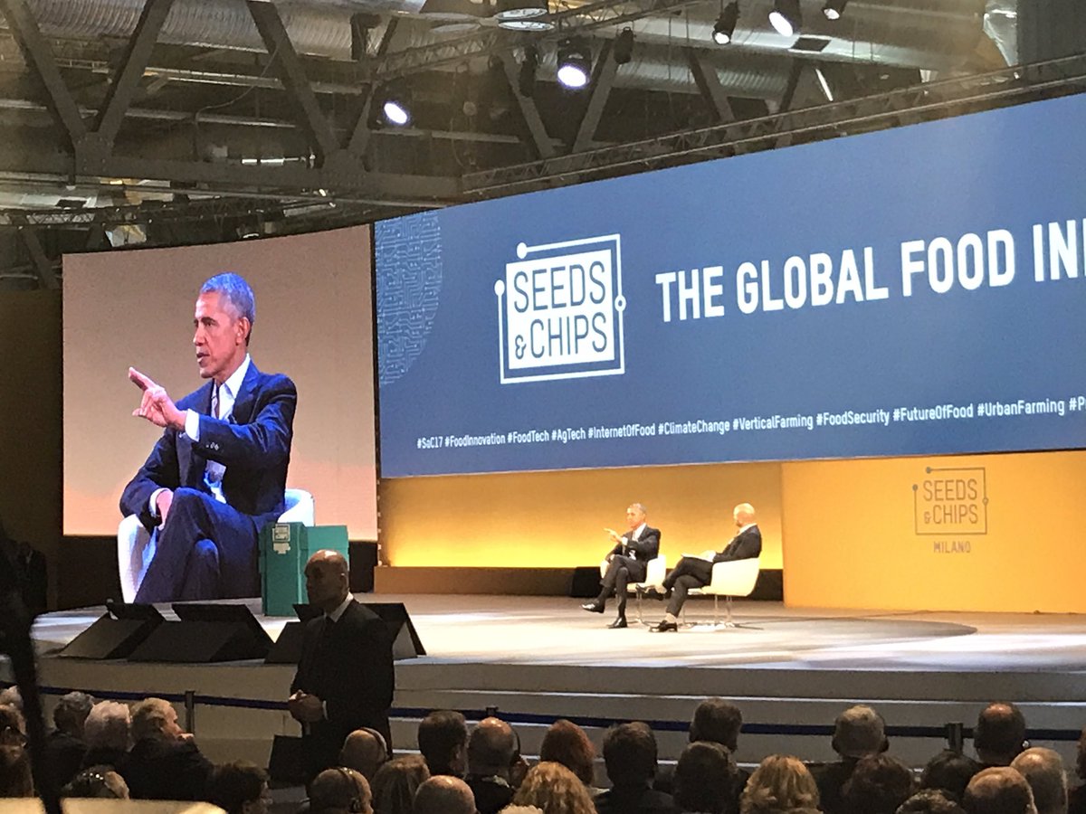 lukasvlaar's tweet image. "Where ever you are, there are people who are hungry. Act local, make a difference!" #obama #seedsandchips