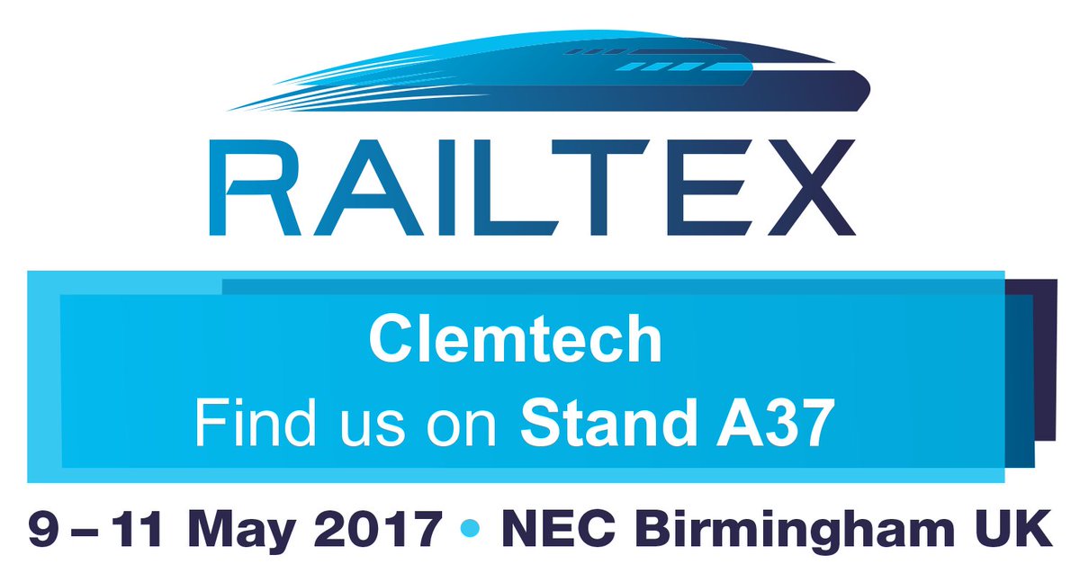 Come and visit us on Stand A37 at #Railtex2017 today! #RollingStock #Rail