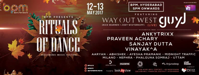 musifixindia's tweet photo. Aint too far.. #RitualsOfDance with the super stars @wayoutwestuk & @djguyj & the constellation | 12-13 May
Tkts: https://t.co/xX7AWWkOG7 https://t.co/1U4eZP42RY