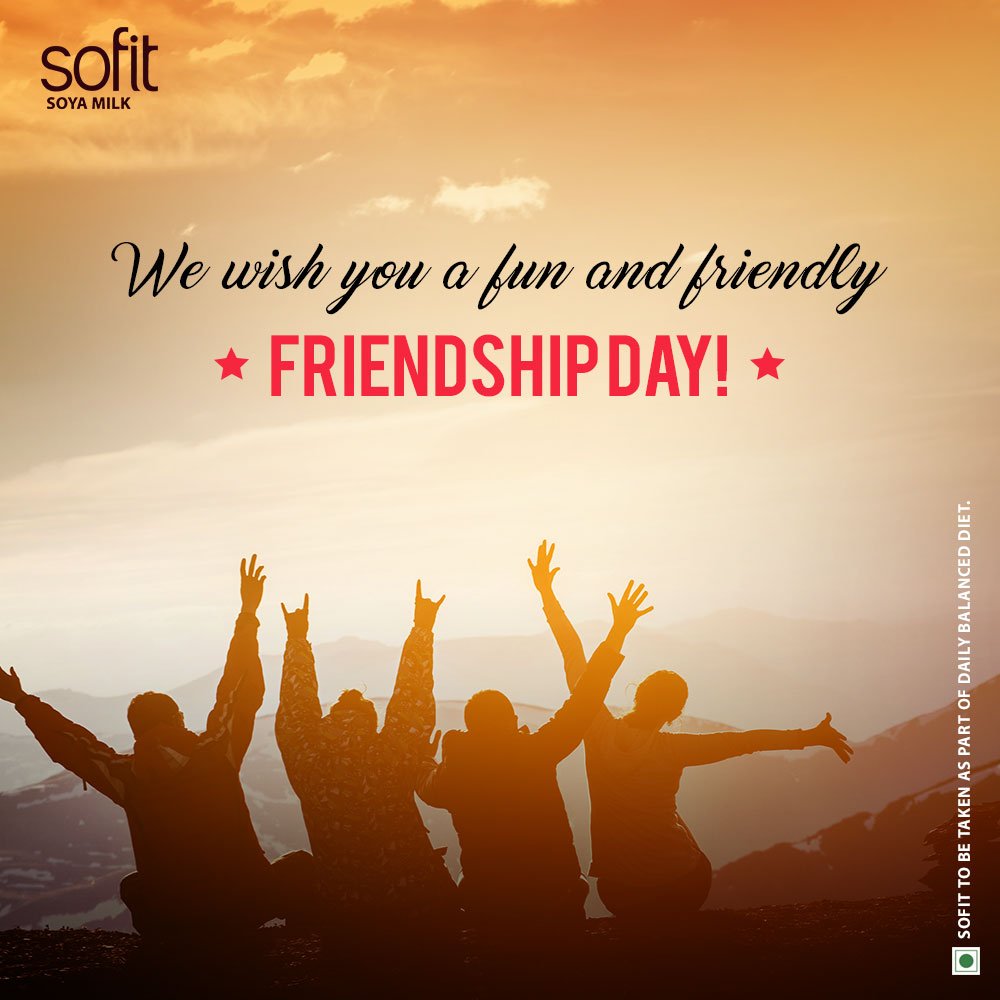 Make friends with lasting energy and time for your friends this Friendship Day with #Sofit