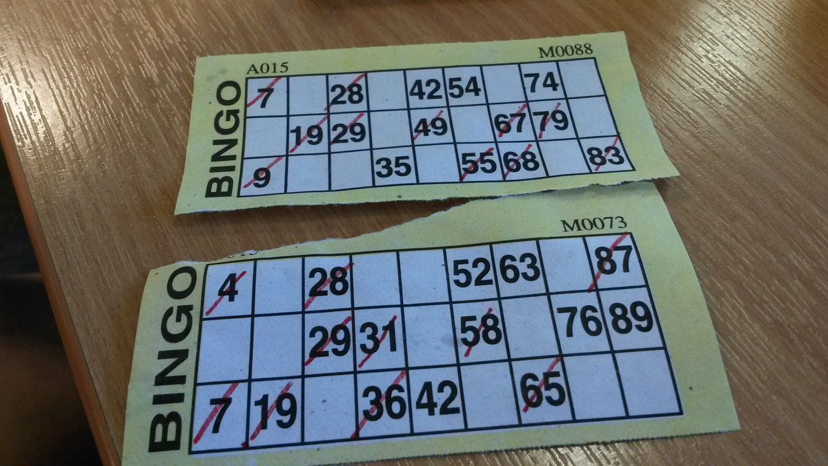 Live bingo action @RedCrossWeek