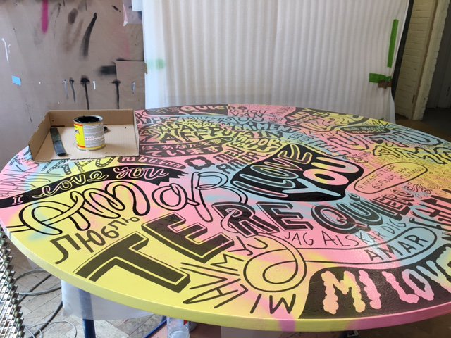 AAFLondon's tweet image. Another image from the #workinprogress pile from @jealous_london  artist @jesswilson1984  of her #hampsteadhotspots installation #WIP