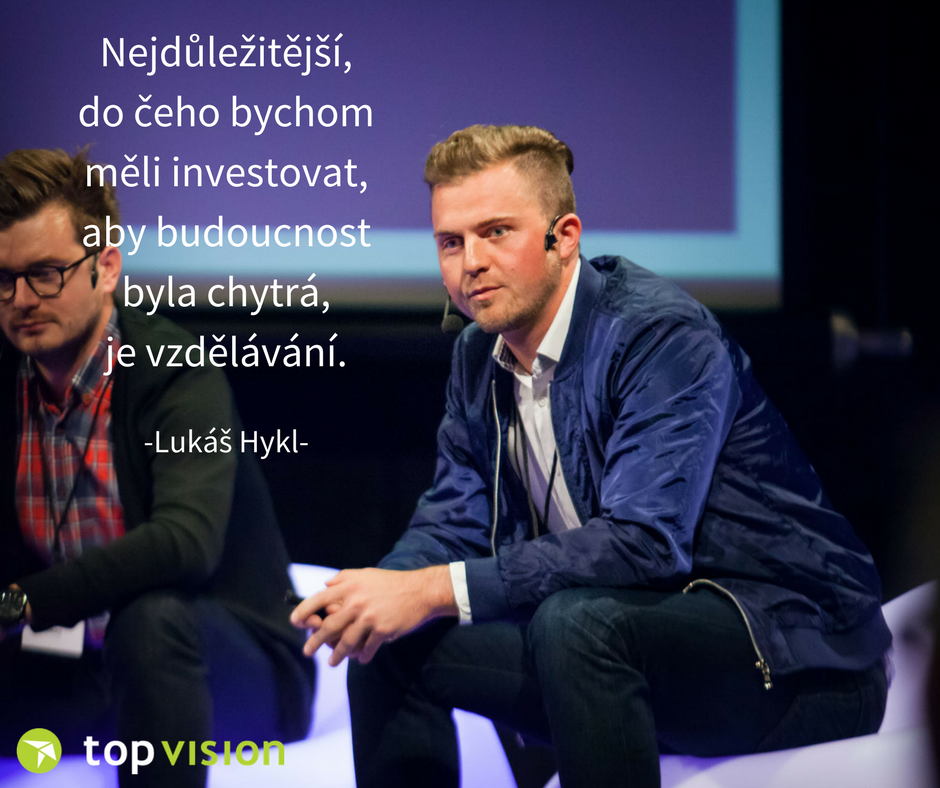 topvision_CZ's tweet photo. Ve 2. panelové diskuzi na téma Marketing dnes vs. zítra hovořil Lukáš Hykl z  @pragonauts. #konference https://t.co/8ac1VKnBaI https://t.co/BLIzYde6zX