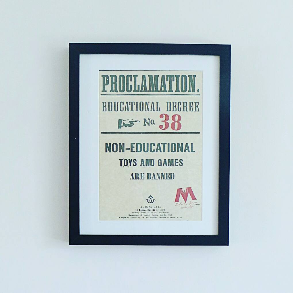 twistofsomerset's tweet photo. 8 fab replica Educational Decrees now available in the Etsy store!
https://t.co/RTaaFXivLy
#etsy #HarryPotter #educationaldecree #wallart https://t.co/nMVuJCf6ek