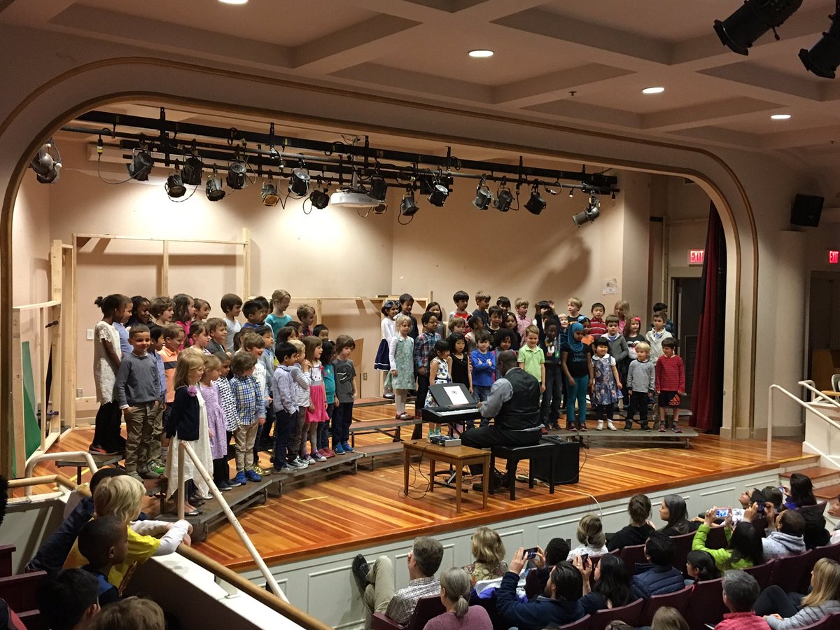 Packed house for our K and 1 chorus concert this morning