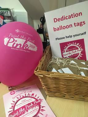 Preparation for Saturday’s 5k walk Paint the Park Pink is underway, there’s still time to sign up and join us! everydayhero.co.uk/event/paintthe…