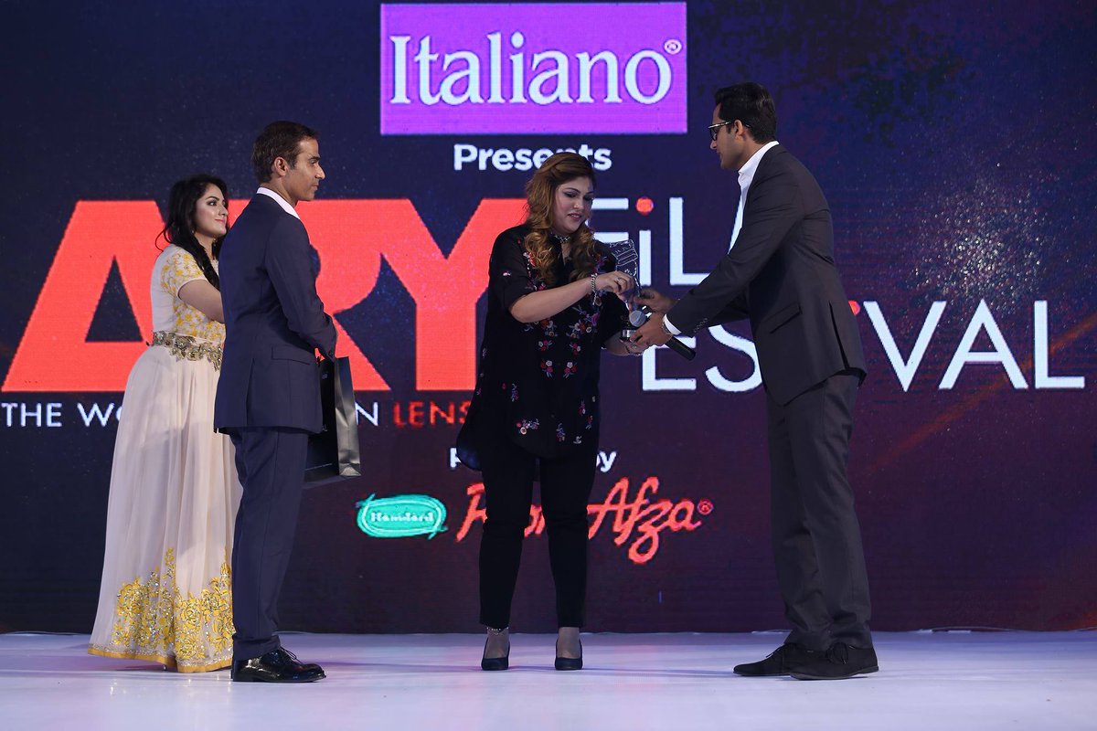 ARYFilmFestival's tweet photo. Winner for Purple Category Excellence in Documentary Feature of #AFF goes to 'Song of Lahore' a film by @sharmeenochinoy &amp; @AndySchocken https://t.co/VFqye8jBjK
