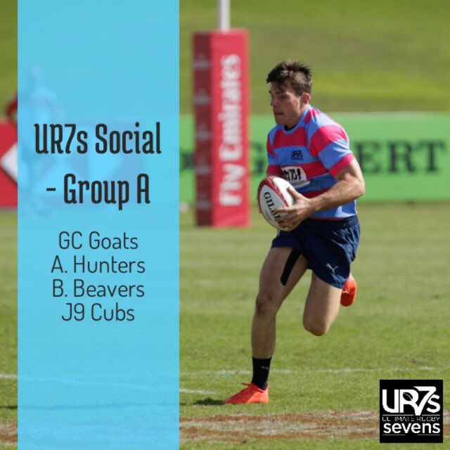 The draw for the UR7s Men's Social has been made today at HQ and wow it looks likes it's gonna be vibey on and off the field!!