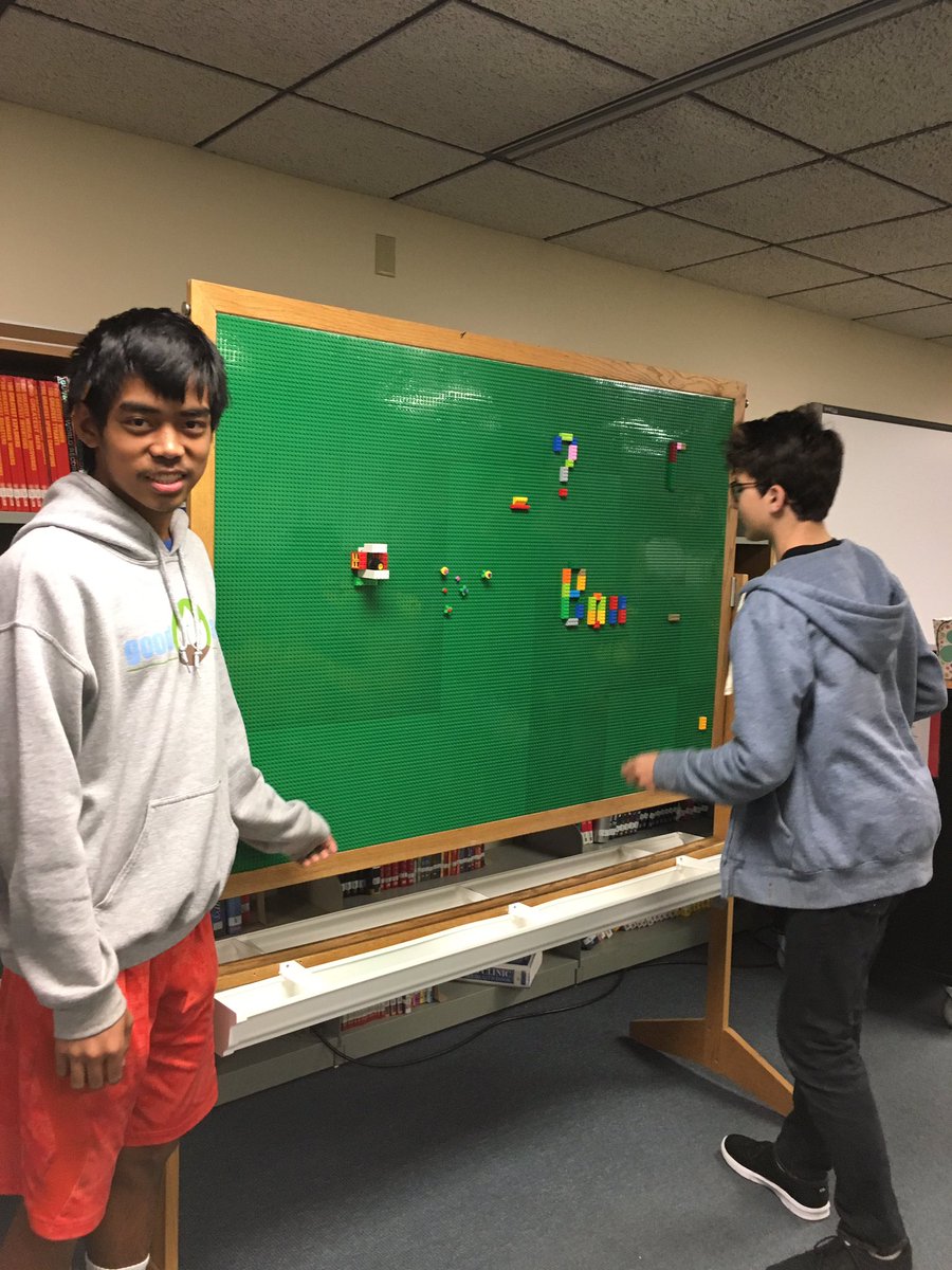 Lego wall Day 1! Let the creativity begin! We need Lego donations! Leave a Lego-cy!@FriedellMiddle