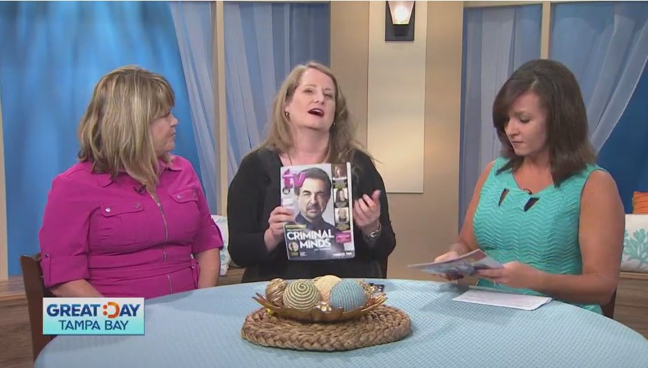Our Robin Block-Taylor <a href="/TB_Times/">Tampa Bay Times</a>' <a href="/amy_hollyfield/">Amy Hollyfield</a>, <a href="/GreatDayTB/">Great Day Live</a>'s TV junkie @Stephaniewebb13 talking TV Weekly. ow.ly/Snuh30byYHP