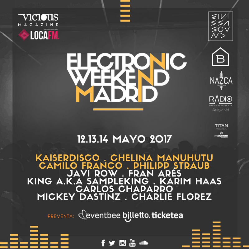ElectronicWE's tweet photo. #ElectronicWeekendMadrid para un #SanIsidroElectronico
Entradas en @residentadvisor, @ticketea, @BillettoES, No te quedes sin ellas 🎫 https://t.co/1gNHZ8Od6w